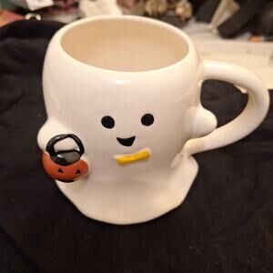 Target Hyde & Eek! GHOST Ceramic Halloween Mug, 15 oz, Pre-Owned